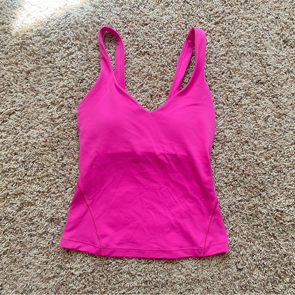 Lululemon Align Waist Length Tank Sonic Pink